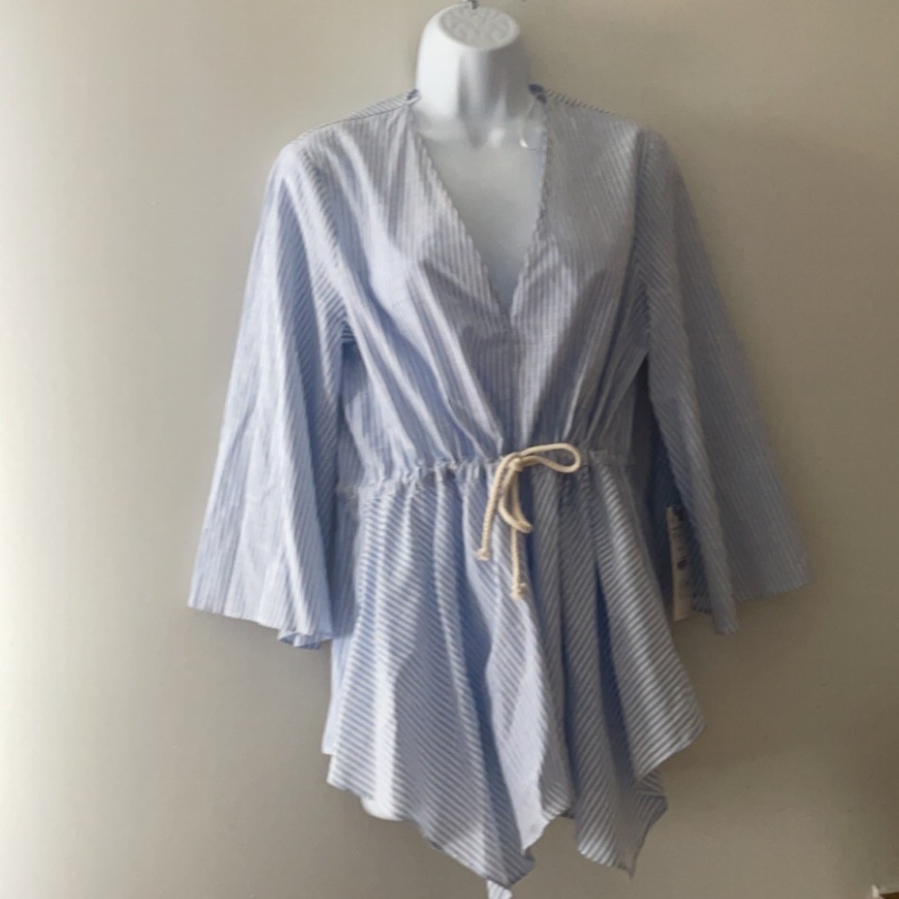 Zara | Tunic Blue/white | Size M | New w Tags